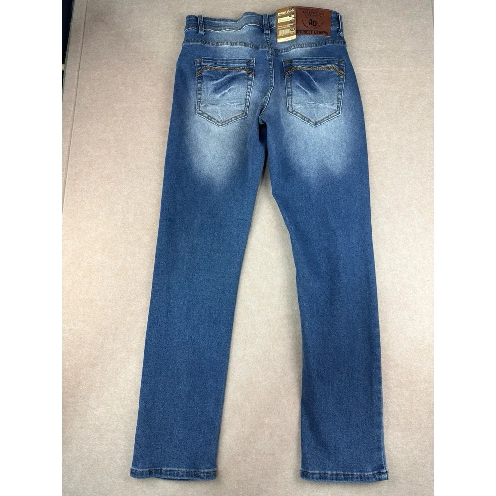 Amongst Others‎ Men’s Jeans 30 Blue Faded Slim Straight Stretch American Legacy